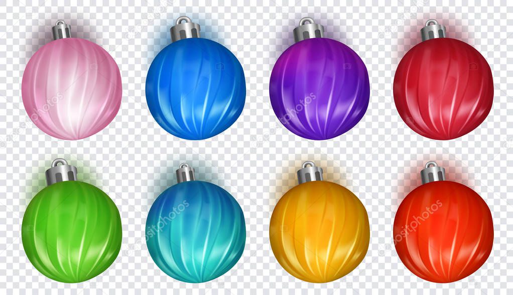 Set of Christmas balls