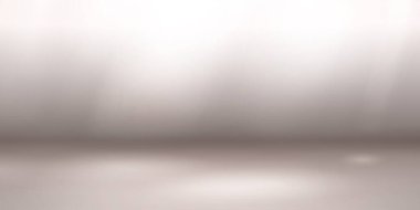 Gri renkli hafif ışıklandırma ile boş stüdyo arkaplanı