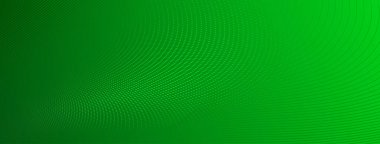 Küçük noktaların ve yeşil renkli dalgalı çizgilerin soyut yarım ton arkaplanı