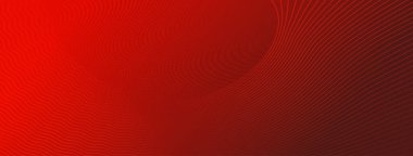 Kırmızı renkli küçük noktaların ve dalgalı çizgilerin soyut yarım ton arkaplanı