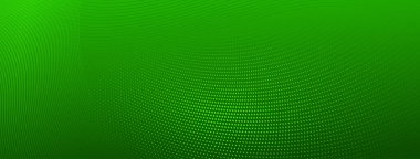 Küçük noktaların ve yeşil renkli dalgalı çizgilerin soyut yarım ton arkaplanı