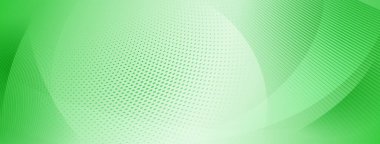 Küçük noktaların ve yeşil renkli dalgalı çizgilerin soyut yarım ton arkaplanı