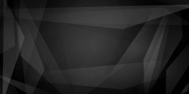 Düz kesişen çizgilerin ve siyah renklerde saydam çokgenlerin soyut arkaplanı