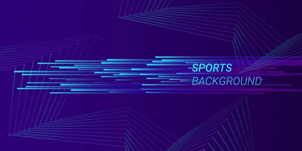 Vektorová Ilustrace Sportovního Pozadí Banner Trendy Vektorových Sportů — Stockový vektor