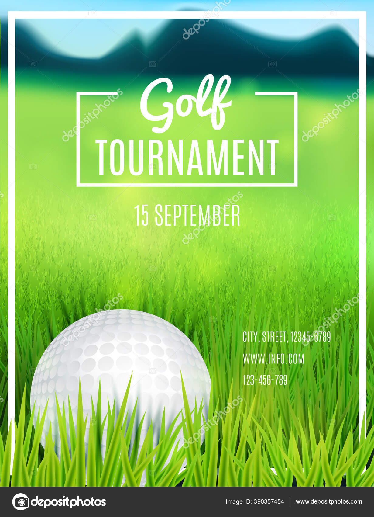 Golf Tournament Poster Template and Ideas for Design