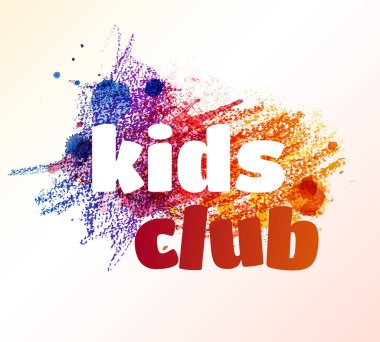 Çocuklar için renkli vektör çizimi. Çocuk oyun odası dekorasyonu. 