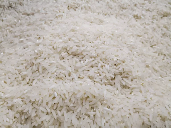 Cereales Semillas Arroz Blanco Una Tienda Comestibles — Foto de Stock