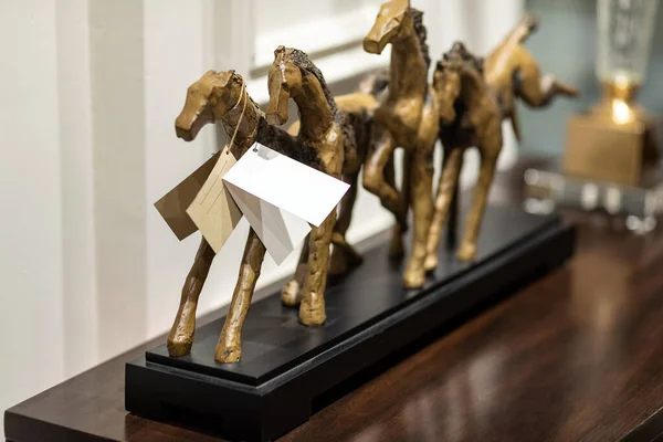 豪華な馬の像 家のためのアクセサリー — ストック写真