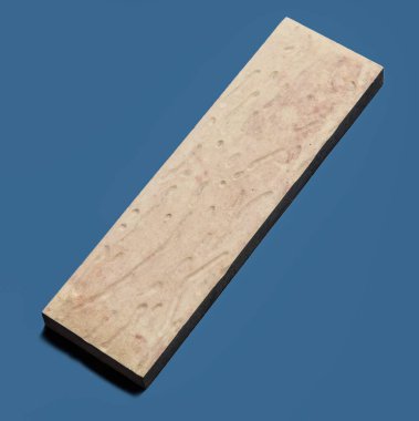 Yerden bir örnek, tek renkli arka planda duvar taşı şekli.