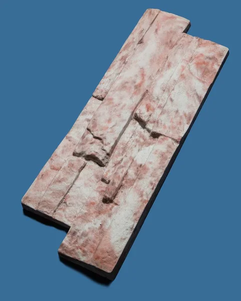 Зразок Земної Настінної Форми Каменю Однотонному Фоні — стокове фото