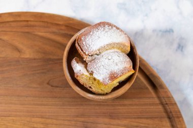 Lezzetli kurabiye üst görünümü