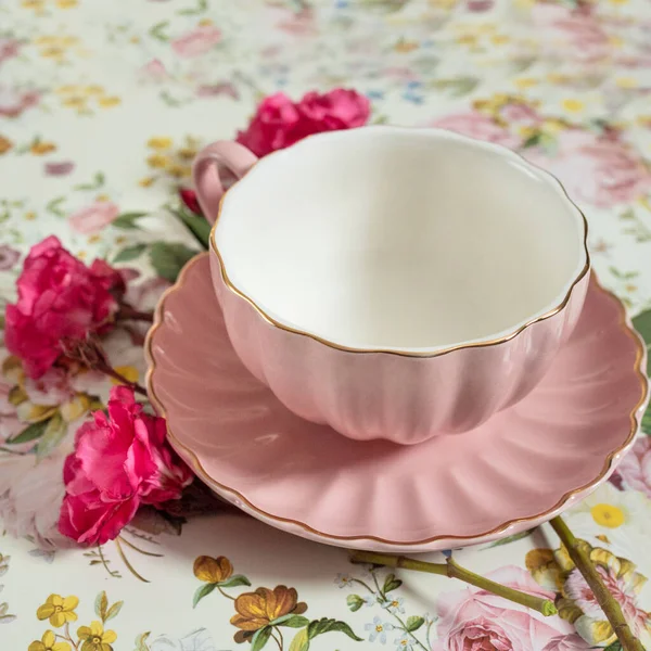 Neue Luxus Tasse Für Tee Aus Nächster Nähe — Stockfoto