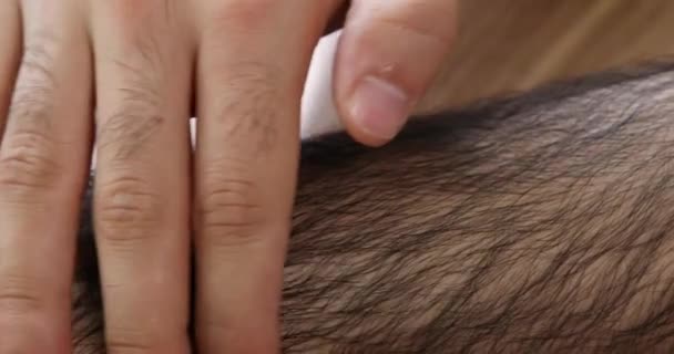 Волосатая Рука — стоковое видео