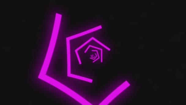 Fond de boucle tunnel hexagonal rose