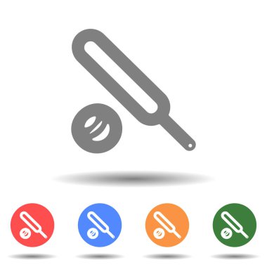 İzole edilmiş bir arkaplan ile beysbol ikonu vektör logosu