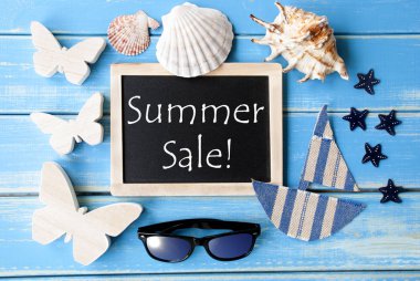 Blackboard deniz dekorasyon ve metin yaz Satılık