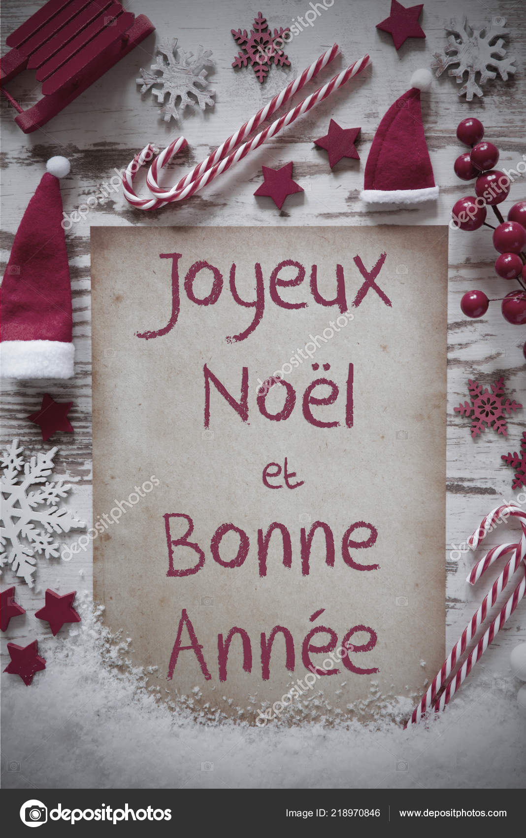 Retro Christmas Flat Lay Bonne Annee Means Happy New Year Stock Photo Image By C Nelosa Retro Christmas Flat Lay Bonne Annee Means Happy New Year Stock Photo Image By C Nelosa