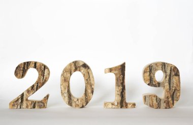 Rustik ahşap mektup bina 2019, kopya alanı, kar