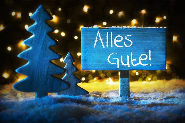 Weihnachtsbaum, alles Gute heißt gute Wünsche — Stockfoto