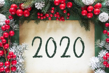 Köknar Ağacı Dalı Gibi Noel Dekorasyonu, Metin 2020