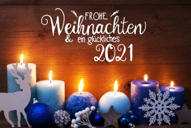 Turkuaz Mum, Noel Süslemesi, Yapıştırma 2021 Mutlu 2021 Anlamı