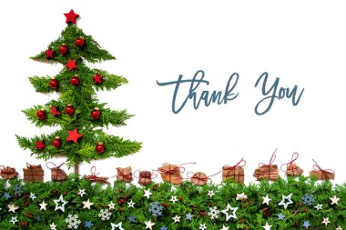 Noel Ağacı, Kızıl Toplar, Dallar, Metin Teşekkürler