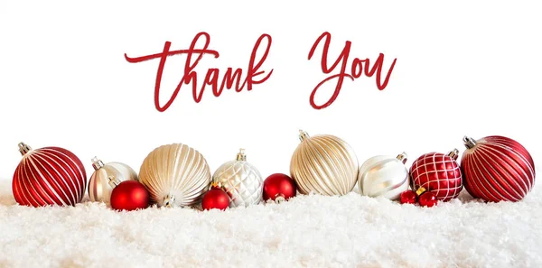 Noel Balosu Süsü, Kaligrafi Teşekkürler, Kar