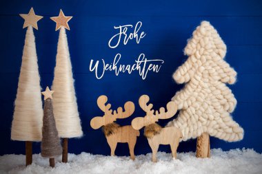 Noel Ağacı, Moose, Kar, Frohe Weihnachten Mutlu Noeller