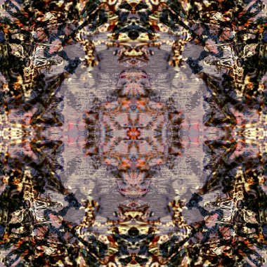 Renkli kesintisiz Grunge desen. Soyut dağınık boyalı antika doku. Arka plan, duvar kağıdı için modern futuristik duvar zemin