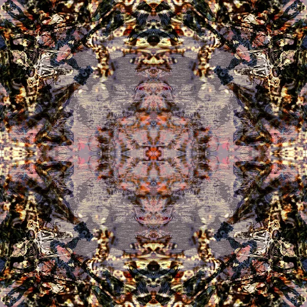 Renkli kesintisiz Grunge desen. Soyut dağınık boyalı antika doku. Arka plan, duvar kağıdı için modern futuristik duvar zemin