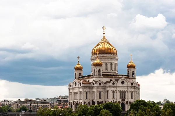 Die Kathedrale Von Christus Dem Erlöser Moskau — Stockfoto