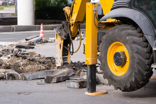 Montaj cihazları-Kırıcı çekiç Ekskavatör tekerlek ve portre taşıyan