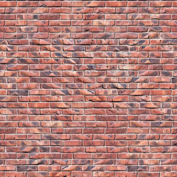 Muro Pietra Vecchio Mattone Rosso Texture Senza Soluzione Continuità — Foto Stock