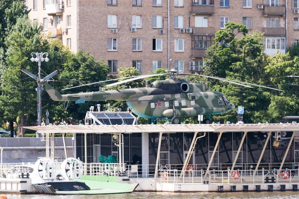 Москва Росія 2018 Році Російський Військовий Військово Повітряних Сил Вертоліт — стокове фото