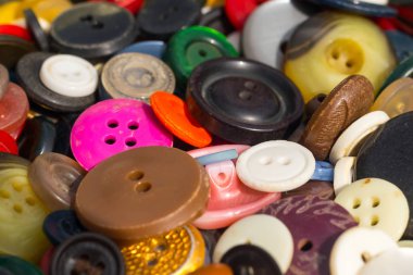 Zanaat gevşek için eski giyim renkli düğmeleri