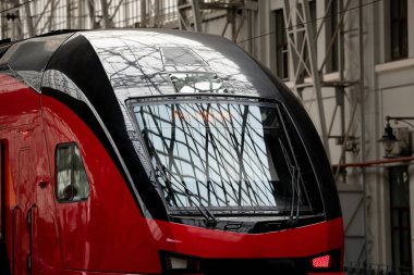 tren istasyonunda yüksek hızlı elektrikli tren, Aeroexpress