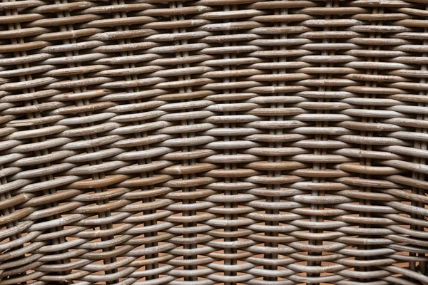 Mobiliário de vime de madeira de rua close-up, textura . — Fotografia de Stock