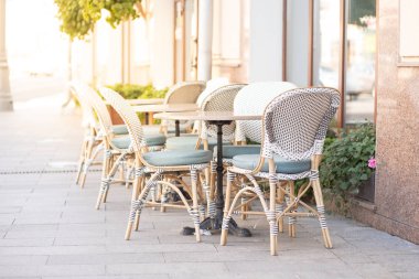 bir yaz Teras Restaurant iç