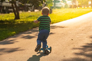 açık havada, sürme çocuk aktif spor çocuklar