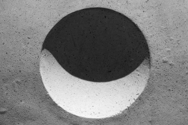 Cercul din beton, jocul luminii și umbrei — Fotografie, imagine de stoc