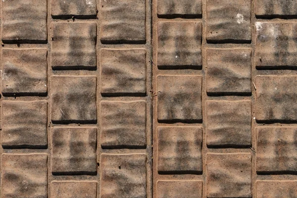 Abstrakt kubisk bakgrund av Rostig metall — Stockfoto