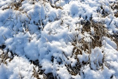 İlk kar her zaman hoş geldiniz ve şaşırtıcı derecede güzel kristal olduğunu