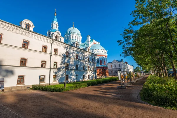 Територія Спасо Преображенський Собор Основним Building_2 Прекрасний Острів Валаамський Розташований — стокове фото