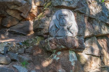 Alexander Svirsky hücre mountain_2 kaya. Harika adanın Valaam göl Lodozhskoye, Karelya üzerinde yer alır. Balam - cennete bir adım