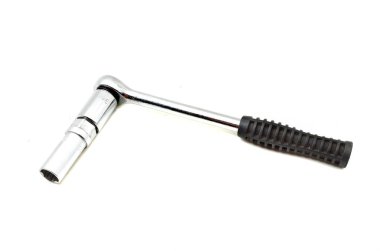 kilit ve değiştirilebilir başkanları için krom lokma anahtar kümesi. Beyaz arka plan üzerinde izole