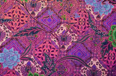 Desen için geleneksel giyim Malezya batik dahil