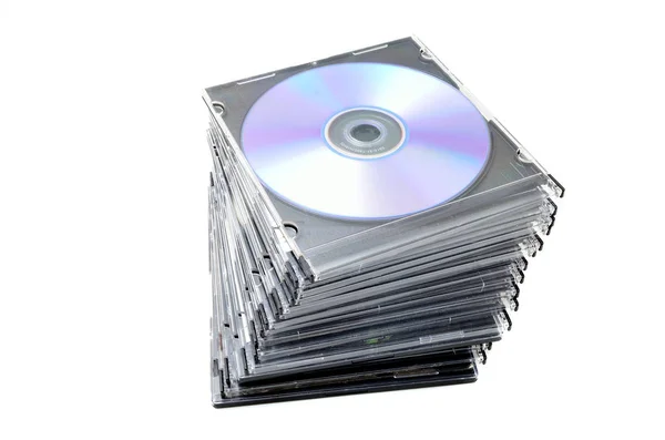 Dvd Covers White Background — Stock Photo, Image