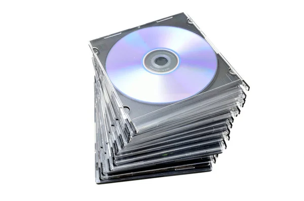 Dvd Covers White Background — Stock Photo, Image