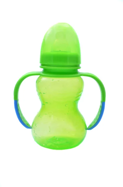 Baby Bottle White Background — Stock Photo, Image