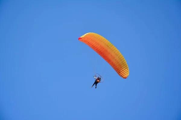 Parapente Céu — Fotografia de Stock